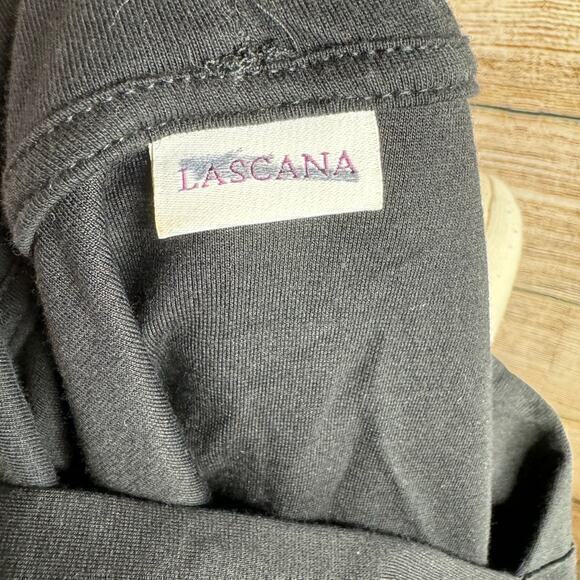 LASCANA Women's Layered Hooded Black White Pullover Sweatshirt Size‎ 4 / 6 Small - Picture 5 of 7